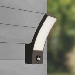 ARLUX Applique Extérieure à Détection LED Curve 230V 12,5W 1000lm 3000K Anthracite - 111719 -123elec Soldes Magasin arl111719 arlux applique exterieure detection led 230v 12 5w 1000lm anthracite 4