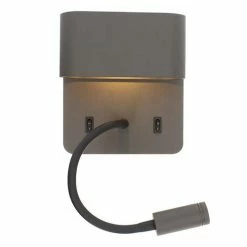 ARLUX Sorya Applique Intérieure 5W 350lm 2700K Anthracite + Liseuse 3W 210lm - 114108