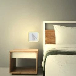 ARLUX Jazz Applique Intérieure Carré 11W 770lm 2700K Blanc + Liseuse 3W 210lm - 114118 -123elec Soldes Magasin arl114118 arlux applique jazz carre 11w 770lm 2700k 3w 210lm 3