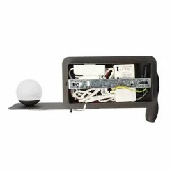 ARLUX Zia Applique Intérieure Gauche 5W 350lm 2700K Anthracite + Liseuse 3W 210lm - 114150 -123elec Soldes Magasin arl114150 arlux applique zia 5w 350lm 2700k 3w 210lm 6