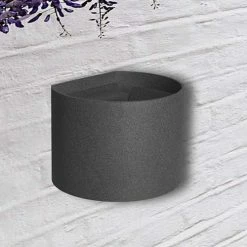 ARLUX Applique Extérieure LED Orientable Bidirectionnelle Spezia Ronde 230V 10W 750lm Anthracite - 117143 -123elec Soldes Magasin arl117143 arlux applique exterieure led bidirectionnelle 230v 10w 750lm anthracite 3