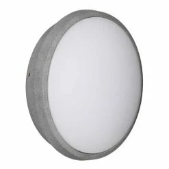 ARLUX Applique Extérieure Ronde LED Luna 230V 18W 1220lm 3000K Gris - 117150