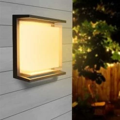 ARLUX Applique Extérieure LED Flores 230V 17W 1000lm 3000K Anthracite - 117172 -123elec Soldes Magasin arl117172 arlux applique exterieure led 230v 17w 1000lm anthracite 3