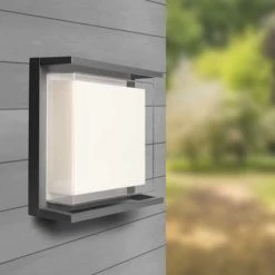 ARLUX Applique Extérieure LED Flores 230V 17W 1000lm 3000K Anthracite - 117172 -123elec Soldes Magasin arl117172 arlux applique exterieure led 230v 17w 1000lm anthracite 4