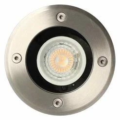 ARLUX Spot LED Extérieur Encastré De Sol Rond Tulip 230V 5W 380lm 3000K IP67 Inox - 500172 -123elec Soldes Magasin arl500172 arlux spot led exterieur encastre sol 230v 5w 380lm 3000k inox 4