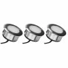 ARLUX Lot De 3 Spots LED Extérieurs Encastrés Rond Patio 230V 3,8W 25lm 3000K IP67 Inox - 500607 -123elec Soldes Magasin arl500607 arlux 3 spots led exterieurs encastres 230v 8w 25lm 3000k inox ok