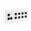 Brasseur Multimédia 8 RJ45 -123elec Soldes Magasin batga830 brasseur multimedia 8 rj45