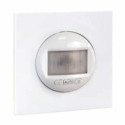 EUROHM Square Détecteur De Mouvement Sans Neutre Toutes Charges 500W Blanc - 60221 -123elec Soldes Magasin eur60221 eurohm square detecteur de mouvement sans neutre 500w blanc 2