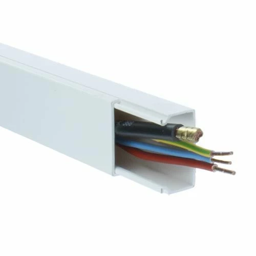 GGK Lot De 4 Moulures électriques Adhésives 15x30mm L.1,25m Blanche - WS10211 7 GGK Lot De 4 Moulures électriques Adhésives 15x30mm L.1,25m Blanche - WS10211 – Image 5