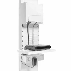 IKEPE Zone Attenante Pour Coffret De Communication Avec 2 Prises + 8 Cordons RJ45 -123elec Soldes Magasin ikega352 ikepe zone attenante tableau vdi 2 prises 8 cordons rj45 1