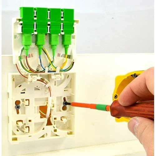 IKEPE DTIO Mural 2 Fibres Avec Raccord Et Pigtail SC/APC 4 IKEPE DTIO Mural 2 Fibres Avec Raccord Et Pigtail SC/APC – Image 2