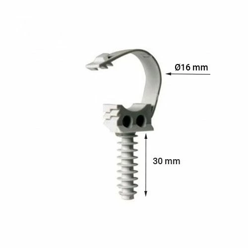 ING FIXATIONS Fix-ring+ Fixation Pour Tube D16 - Boite De 100 - A311000 4 ING FIXATIONS Fix-ring+ Fixation Pour Tube D16 - Boite De 100 - A311000 – Image 2