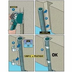 ING FIXATIONS Stop-ring Attache Gaine Pour Saignée - Seau De 100 - A321000 -123elec Soldes Magasin inga321000 ing fixations stop ring cale gaine pour saignee fin gaine schema 4