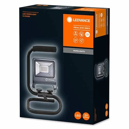 LEDVANCE Projecteur De Chantier LED Worklight 20W 1700lm 4000K IP65 - 213838 7 LEDVANCE Projecteur De Chantier LED Worklight 20W 1700lm 4000K IP65 - 213838 – Image 5
