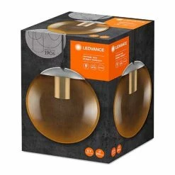 LEDVANCE Suspension Vintage 1906 Bubble 230V E27 D200mm Verre Orange - 217423 -123elec Soldes Magasin led217423 ledvance suspension vintage 1906 e27 verre orange bubble 3