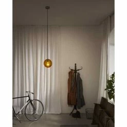 LEDVANCE Suspension Vintage 1906 Bubble 230V E27 D200mm Verre Orange - 217423 -123elec Soldes Magasin led217423 ledvance suspension vintage 1906 e27 verre orange bubble 4
