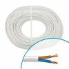Câble électrique Souple H05VV-F 2x1.5mm² Blanc MIGUELEZ - Couronne De 100m -123elec Soldes Magasin mig82010201 508700 cable electrique souple 2x1.5mm blanc 100m