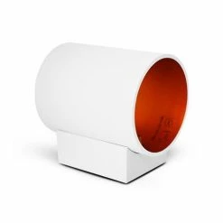 MIIDEX Applique Intérieur Cylindrique HOYA 230V G9 Blanc Et Doré - 70039 -123elec Soldes Magasin mii70039 miidex applique cylindrique hoya interieur g9 blanc 2