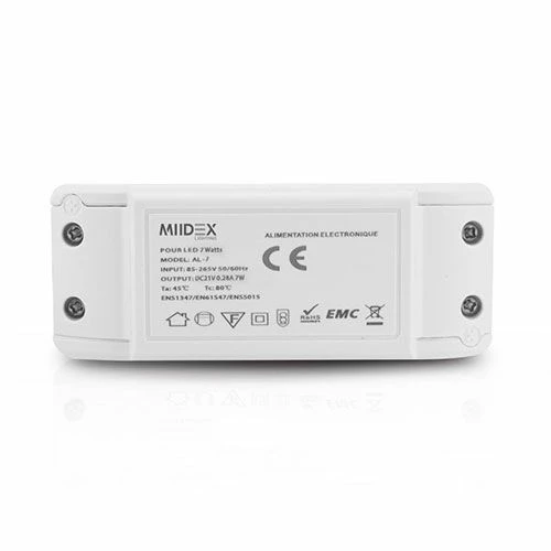 MIIDEX Spot LED Encastrable SPARK Orientable 230V 7W 610lm 4000K 85mm Blanc - 76321 5 MIIDEX Spot LED Encastrable SPARK Orientable 230V 7W 610lm 4000K 85mm Blanc - 76321 – Image 3