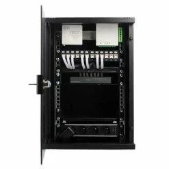 OMELCOM Baie De Brassage Petit Tertiaire 10 Pouces - 12RJ45 - Avec Switch 8 Ports Gb -123elec Soldes Magasin omego510 omelcom baie brassage tertiaire 10pouces 12rj45 switch 3