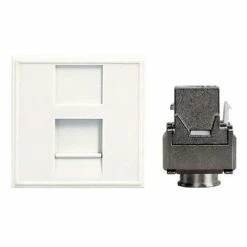 OMELCOM Lot De 4 Prises RJ45 Catégorie 6 - 2 Modules -123elec Soldes Magasin omemo403 omelcom lot 4 prises rj45 categorie 6 2 modules 5