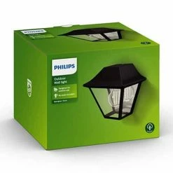 PHILIPS MyGarden Applique Extérieure Alpenglow E27 60W Noir - 1649430PN 8 PHILIPS MyGarden Applique Extérieure Alpenglow E27 60W Noir - 1649430PN -123elec Soldes Magasin phi1649430pn philips mygarden applique exterieure alpenglow 230v e27 60w max noir 4