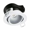 PHILIPS ClearAccent Spot LED Encastrable Orientable Dimmable 230V 6W 500lm 3000K Blanc - 331259 -123elec Soldes Magasin phi331259 philips clearaccent spot led 230v 500lm 3000k