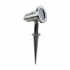 ARLUX Spot LED Extérieur Sur Piquet Orientable GU10 5W 350lm 3000K Inox - 500129 -123elec Soldes Magasin phn500129 spot exterieur led sur piquet orientable gu10 5w inox