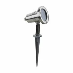 ARLUX Spot LED Extérieur Sur Piquet Orientable GU10 5W 350lm 3000K Inox - 500129
