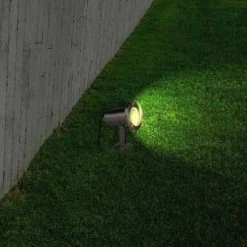 ARLUX Spot LED Extérieur Sur Piquet Orientable GU10 5W 350lm 3000K Inox - 500129 -123elec Soldes Magasin phn500129 spot sur piquet gu10 led 5w 350lm 3000k inox 4