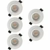 Lot De 5 Spots LED Encastrables 85mm GU10 230V 5x5W 380lm 2700K Blanc 2 Lot De 5 Spots LED Encastrables 85mm GU10 230V 5x5W 380lm 2700K Blanc -123elec Soldes Magasin phn731479 lot 5 spot led gu10 a encastrer 85mm 230v 3x5w blanc 2 1