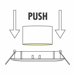 ARLUX Lot De 3 Spots LED Remplaçables Encastrables 80mm 230V 3x5W 400lm 2700K Blanc - 731508 -123elec Soldes Magasin phn731508 lot 3 eclairage led a encastrer 230v 3x5w 88mm blanc 5