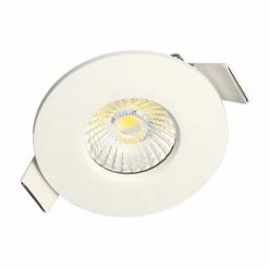 Spot LED BBC Encastrable 230V 6W 540lm CCT 87mm Blanc/noir/acier