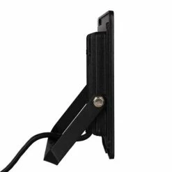 Projecteur Extérieur LED Extra Plat Précâblé 230V 50W 4250lm 4000K Noir -123elec Soldes Magasin phn950558 projecteur exterieur led extra plat precable noir profil 4