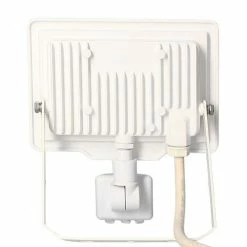 Projecteur Extérieur LED Extra Plat Précâblé à Détection 230V 20W 1700lm 4000K Blanc -123elec Soldes Magasin phn950564 projecteur exterieur led extra plat detection 20w 230v 1700lm blanc 3