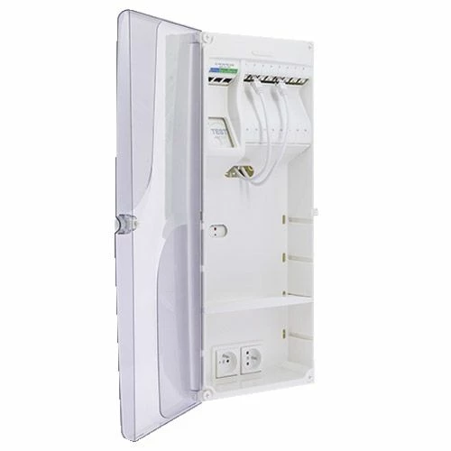 SIEMENS Coffret De Communication Grade 3TV - 8RJ45 Avec DTIO Et Emplacement Box 3 SIEMENS Coffret De Communication Grade 3TV - 8RJ45 Avec DTIO Et Emplacement Box