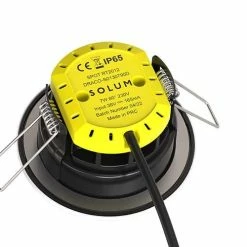 SOLUM Draco Spot LED BBC Encastrable à Détection IR 7W 655lm CCT Blanc - S0130790D -123elec Soldes Magasin sols0130790d solum draco spot led encastrable detection 4