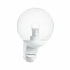 STEINEL Luminaire Extérieur L 585 S à Détection 230V E27 Blanc - 005917 -123elec Soldes Magasin ste005917 steinel lampe exterieure avec detection