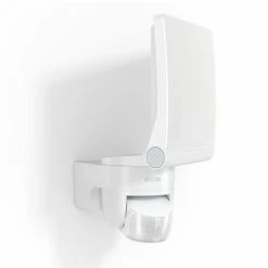 STEINEL Projecteur Extérieur LED XLED Home 2 à Détection 230V 14W 1484lm 3000°K Blanc - 033088 -123elec Soldes Magasin ste033088 steinel xled home luminaire exterieur led a detection 230v 14.8w blanc 033088