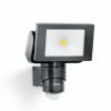 STEINEL Projecteur Extérieur LED LS 150 S à Détection 230 V 20,5 W 1760lm 4000°K Noir - 052546 -123elec Soldes Magasin ste052546 steinel ls 150 projecteur led exterieur 230v 20.5w noir 052546