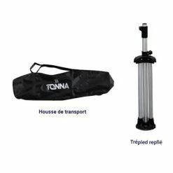 TONNA Trépied Réglable Pour Camping En Aluminium 1,1m X 1,8m - 503702 -123elec Soldes Magasin ton503702 tonna trepied telescopique camping