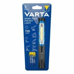 VARTA Lampe Torche De Poche WORK FLEX Pocket Light + 3AAA - 17647101421 -123elec Soldes Magasin var17647101421 varta lampe torche work flex pocket light