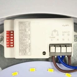 VISION-EL Plafonnier LED Avec Détecteur 230V 18W 1530lm 3000K 300mm - 7789 10 VISION-EL Plafonnier LED Avec Détecteur 230V 18W 1530lm 3000K 300mm - 7789 -123elec Soldes Magasin vis7789 vision el lampe plafonnier led avec detecteur 18w pieces 4