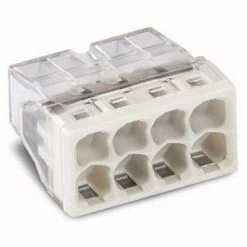 WAGO S2273 50 Mini Bornes De Connexion Rapide 8 Entrées Pour Fils Rigides - 2273-208 -123elec Soldes Magasin wag2273 208 l50 wago s2273 mini borne de connexion rapide 8 entrees