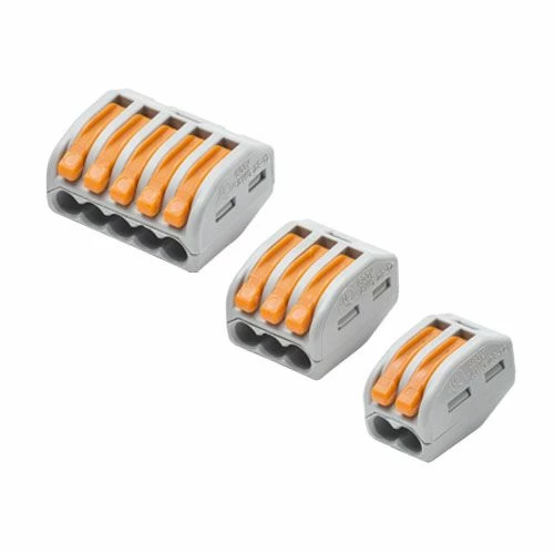 WAGO S222 30 Bornes De Connexion Rapide 2, 3 Et 5 Entrées Pour Fils Souples Et Rigides 4 WAGO S222 30 Bornes De Connexion Rapide 2, 3 Et 5 Entrées Pour Fils Souples Et Rigides – Image 2