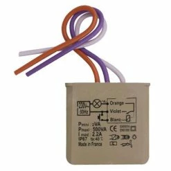 YOKIS Télévariateur 2.2A 500VA Micro-module Encastré - MTV500E