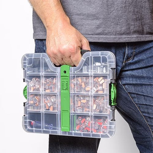 123elec Soldes Magasin -123elec Soldes Magasin wag038003 wago s2273 valisette 500 bornes de connexion automatique 2